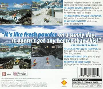 Cool Boarders (EU) box cover back